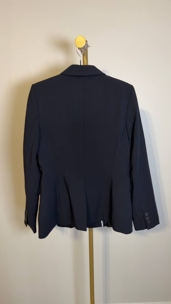 DKNY Women’s Single‑Button Long‑Sleeve Notch‑Lapel Blazer Black 6 NWOT $120
