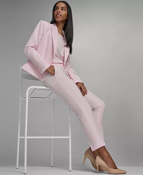 Karl Lagerfeld Paris Collared Woven Blazer Ballet Slipper 4 NWOT $199