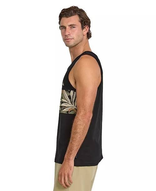 Quiksilver Men’s Blueweed Stripe Tank Top L $29 NWT