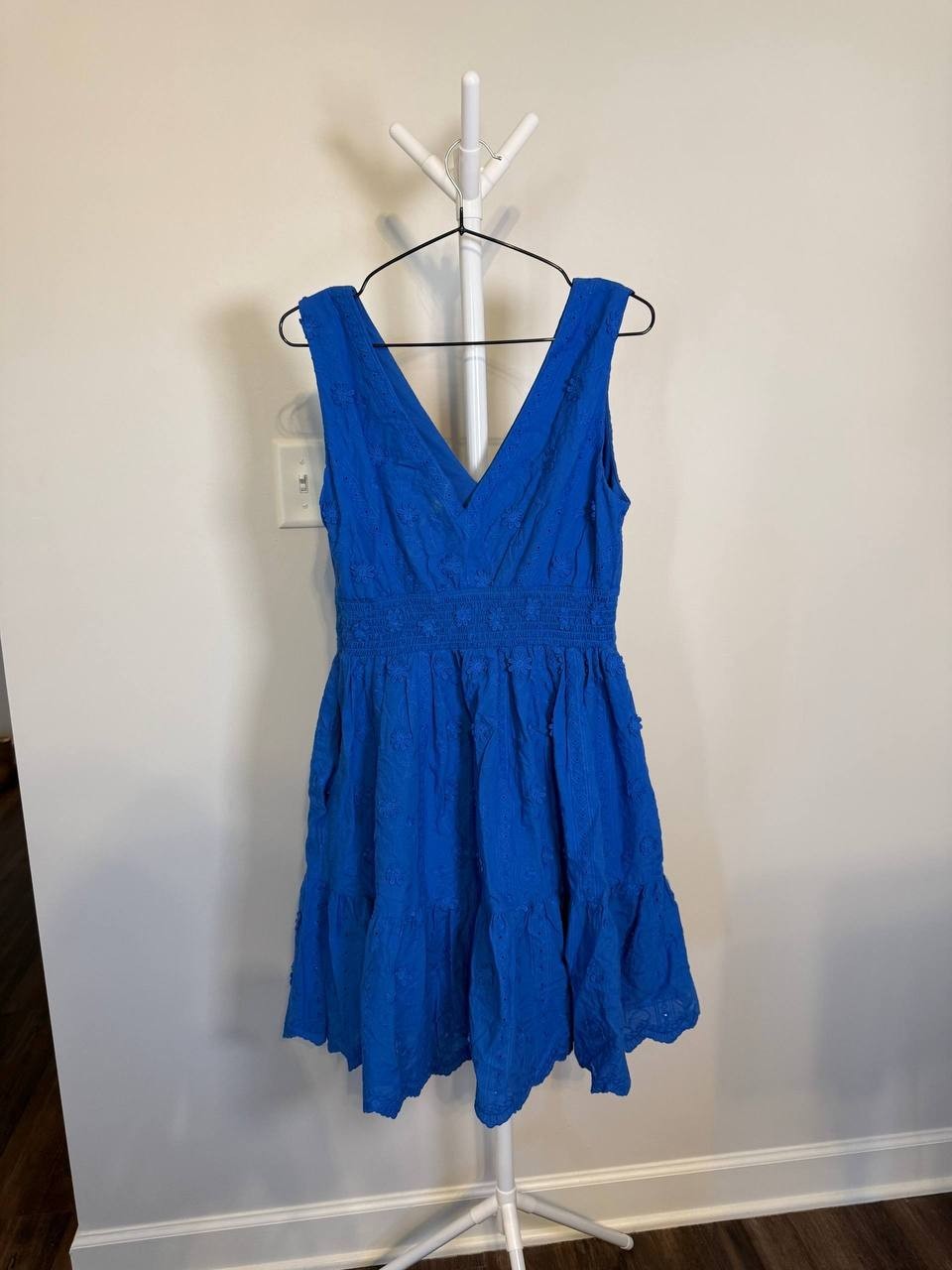 Taylor Floral Mini Dress – Blue-Size 8 – NWT