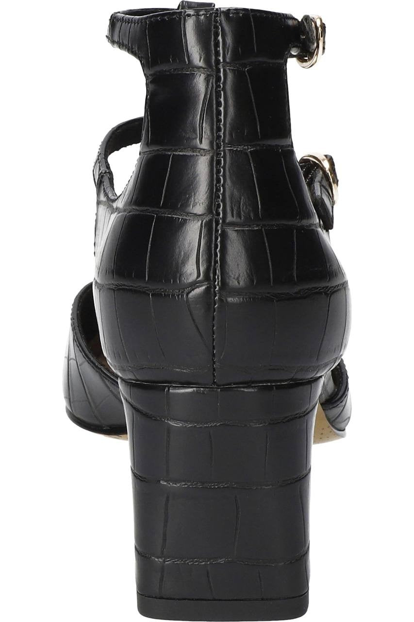 Bella Vita Ankle Strap Pumps Black 7 W New $109.95