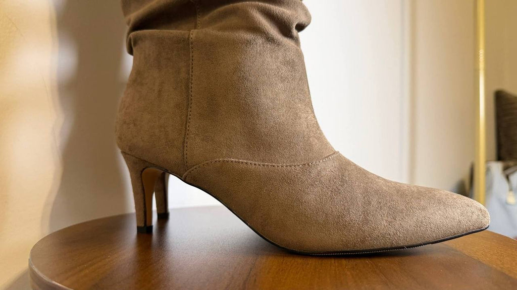 Madden Girl Stassi Boots 8.5 Brown OTK Slouchy Stiletto NIB msrp$110