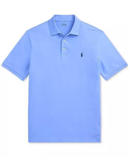 Polo Ralph Lauren Men’s Classic‑Fit Mesh Polo Shirt Blue XL $110 NWT