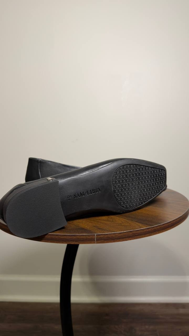 Sam  &  Libby  Ballet  Flats  Black  8.5  New  $75