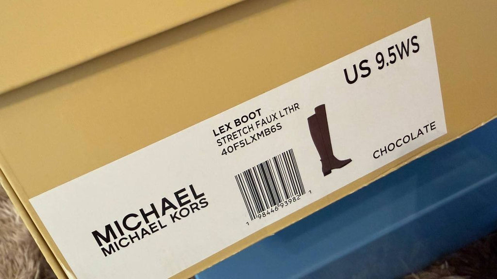 Michael Michael Kors Chocolate Faux Suede Tall Boots 9.5W New in Box MSRP $175