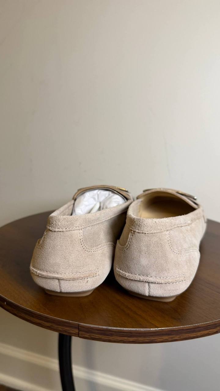 Calvin Klein Slip-On Loafers Taupe Suede Size 9.5M New in Box $99