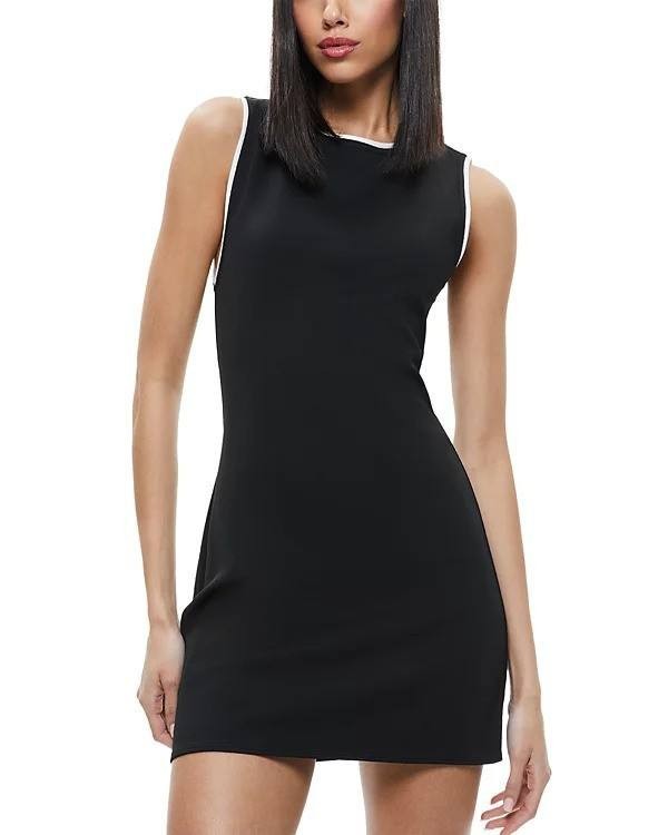 Alice + Olivia “Edris” Sleeveless Mini Dress –Black– Size 2 – NWT – $295