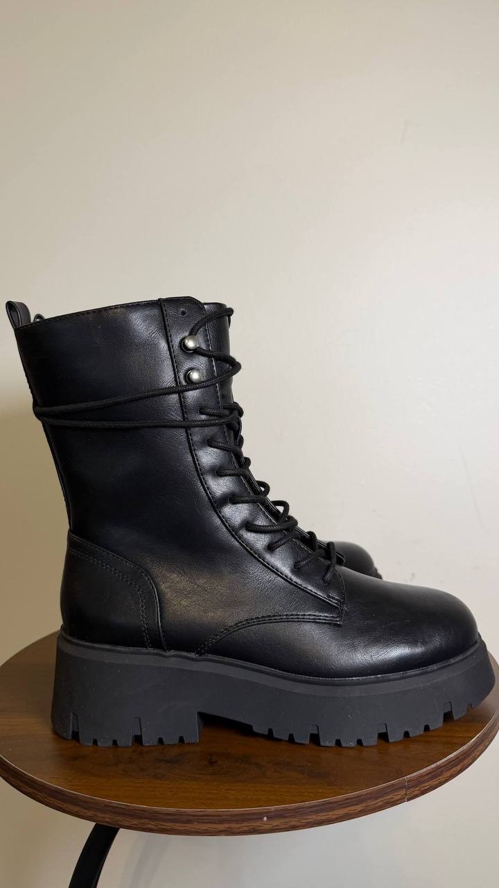 Madden Girl Black Man‑Made Booties 6.5 New in Box MSRP $89