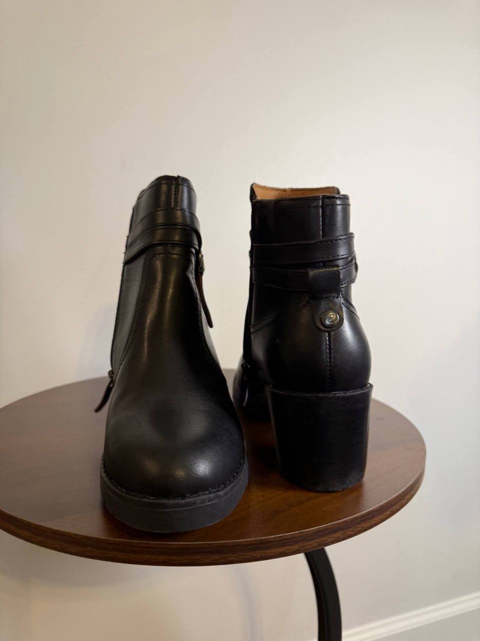 Easy Spirit “Carter” Leather Booties – Size 6.5M – Black – NIB-$143