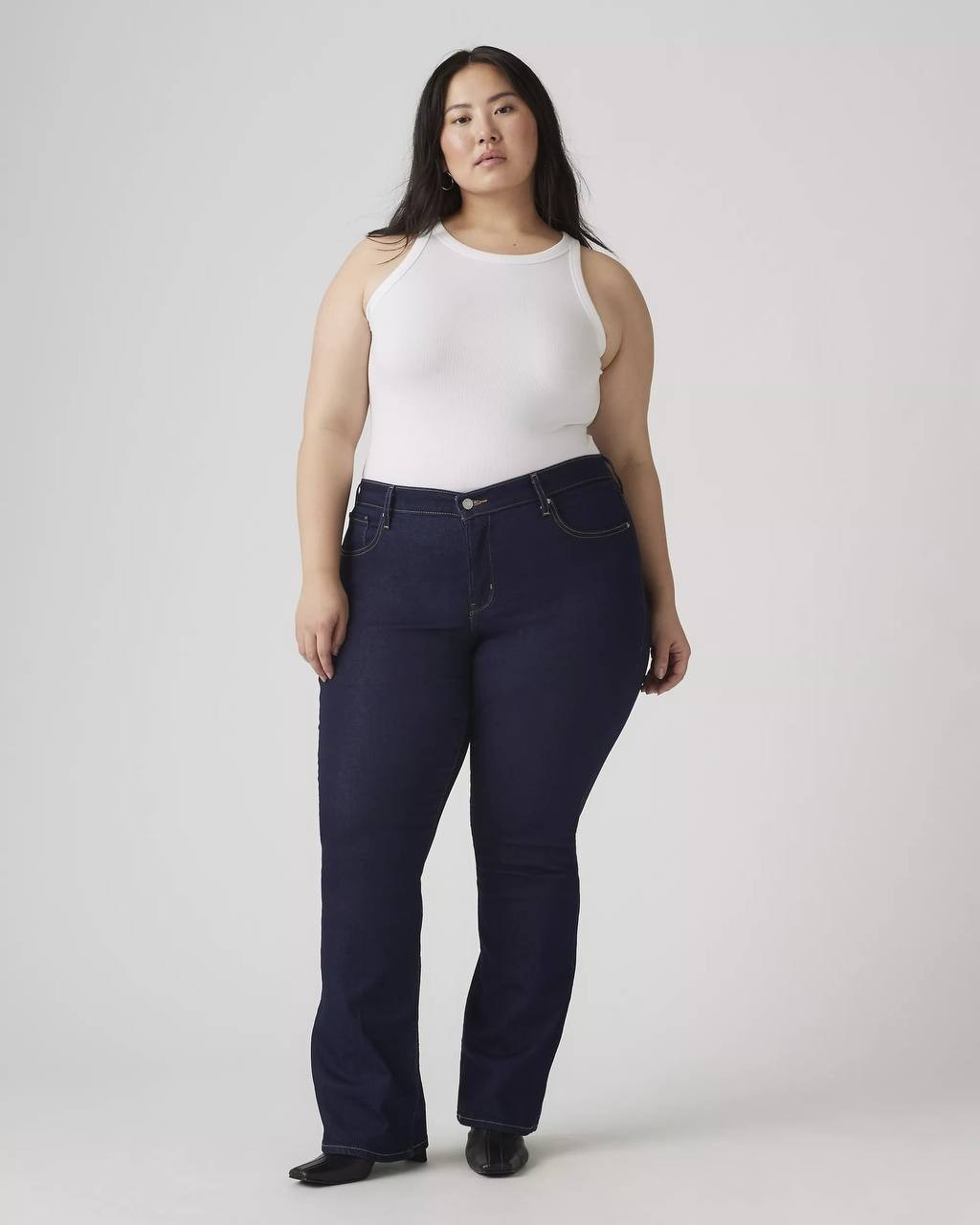 Levi’s 315 Shaping Bootcut Jeans Plus Size Dark Blue 24W NWT $75