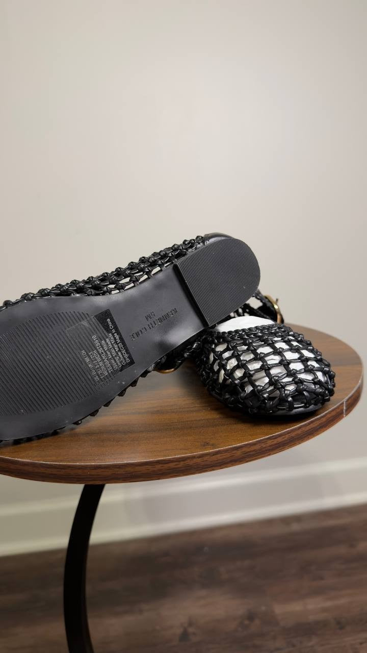 Kenneth  Cole  Ballet  Flats  Black  5M  New  $129
