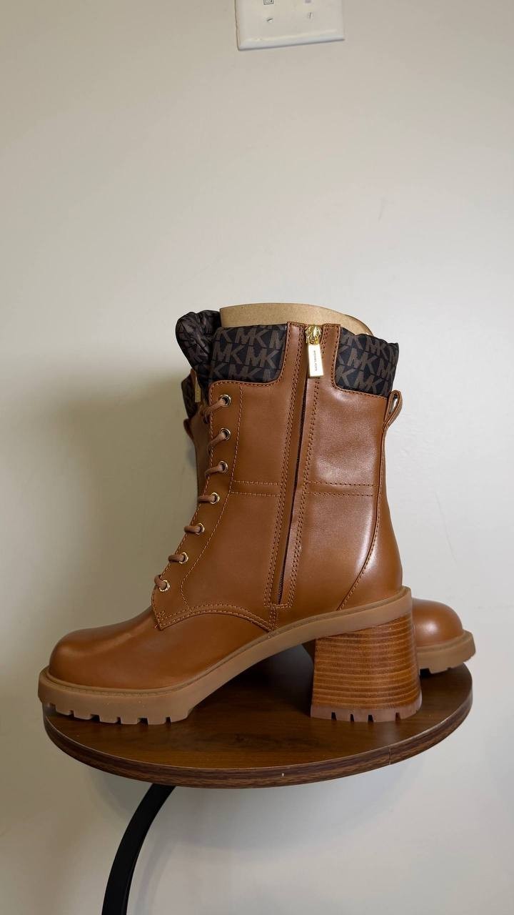 Michael Michael Kors Brown Luggage Leather Booties 11M New in Box MSRP $278