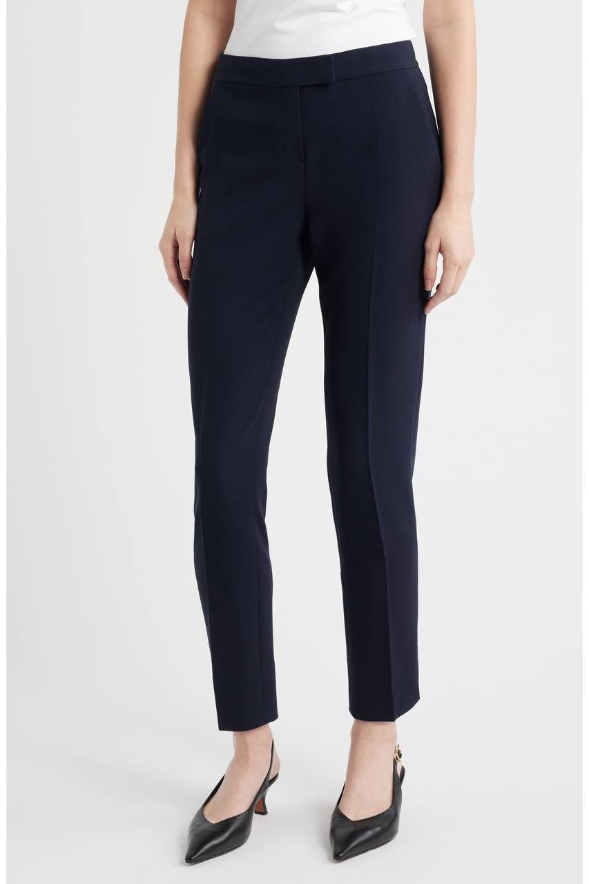 Theory Ibbey Admiral Crepe Pants Black 8 NWT $265
