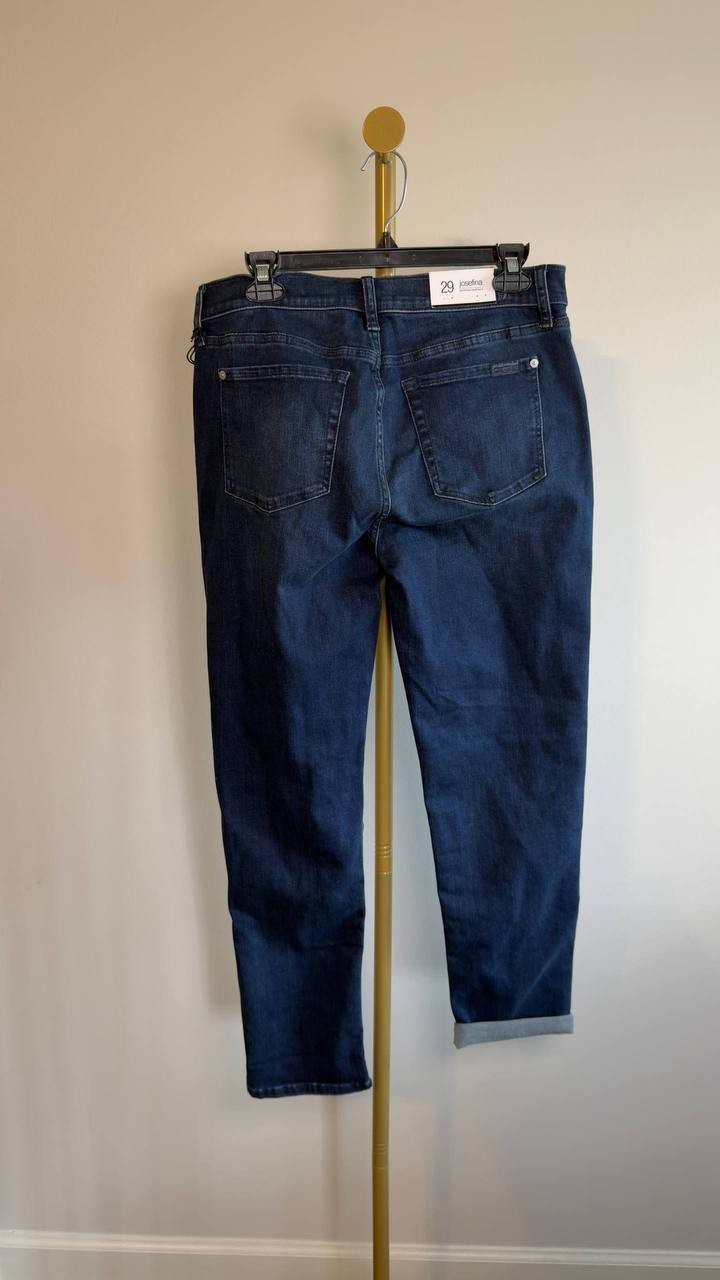 7 For All Mankind Josefina High Rise Cropped Boyfriend Jeans Vanity 29 NWT