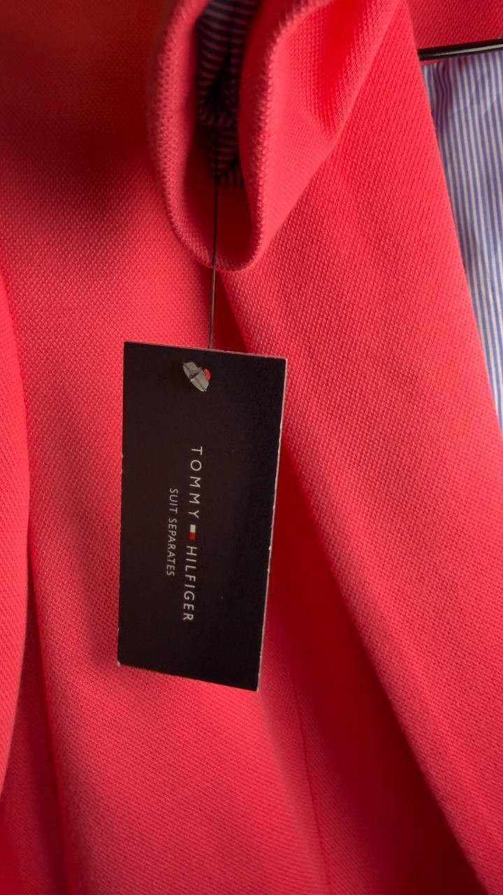 Tommy Hilfiger Single Button Business Blazer Pink 8 NWT $139