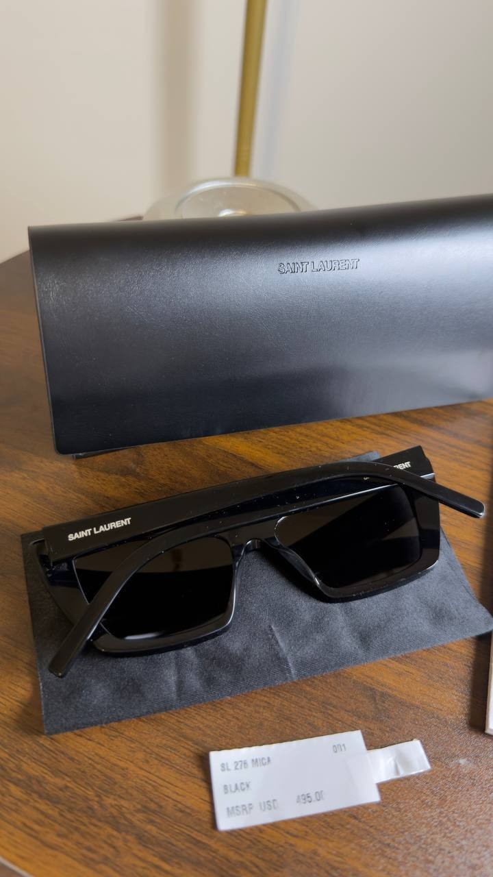 Saint  Laurent  SL  276  MICA  Black  Sunglasses  OS  NWT  $495