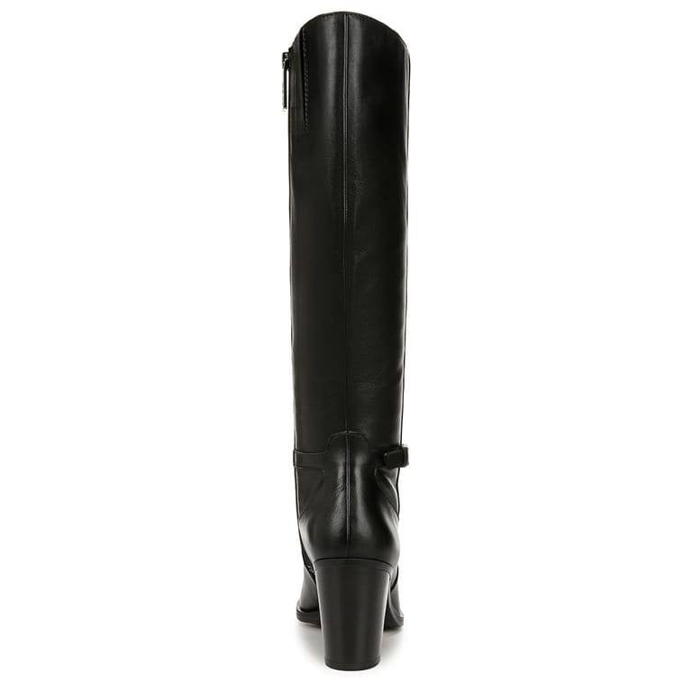 Naturalizer Kalina Extra Wide Calf Knee High Boots Black 8.5M Leather $289.99 NW