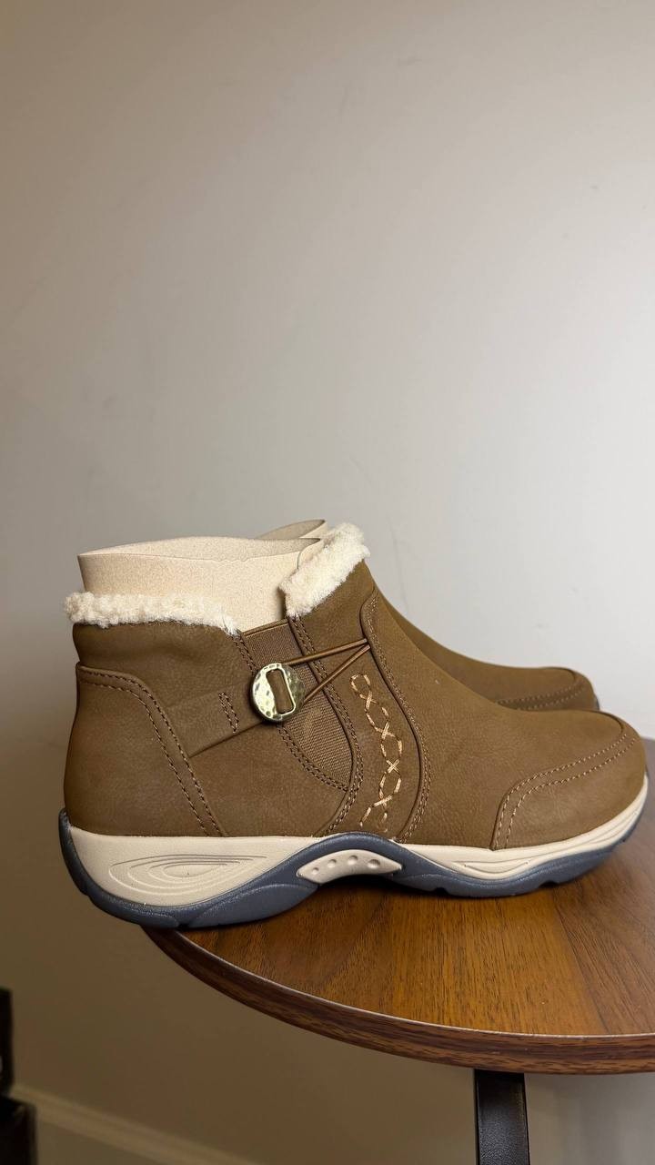 Easy Spirit Erique Cold Weather Booties Dark Brown 7.5M NWB Water‑Repellent $99