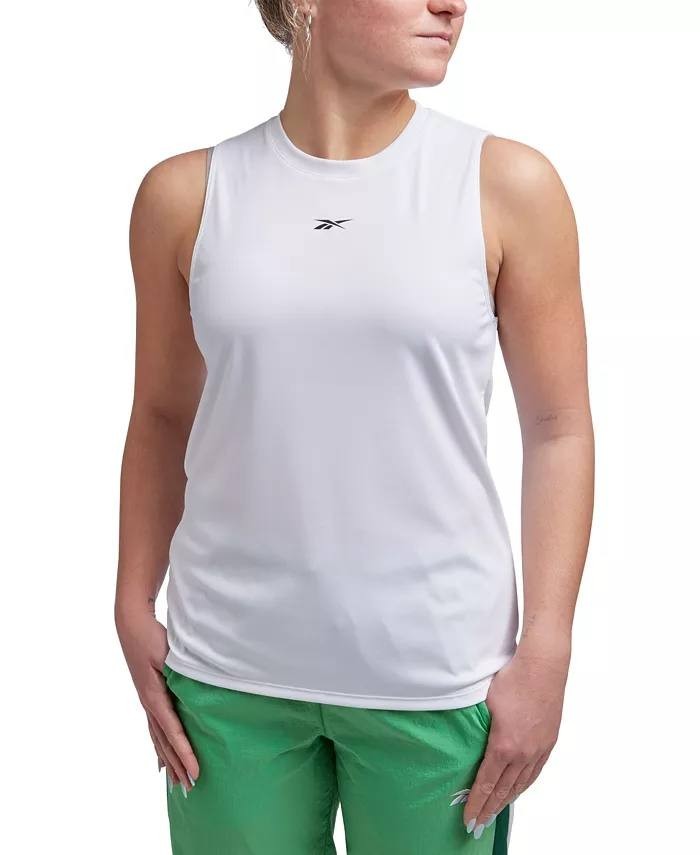 Reebok Women’s Identity Performance Sleeveless Tank Top White NWT