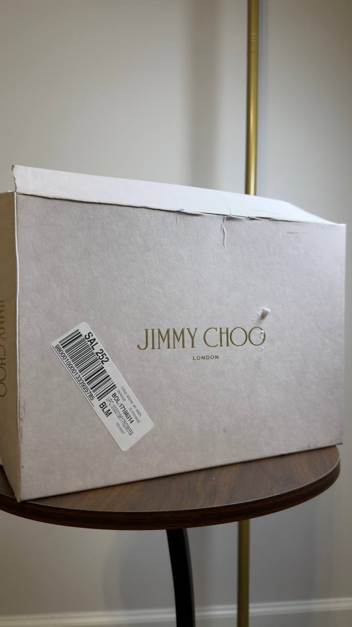 Jimmy  Choo  Strappy  Sandals  Beige  38  Pre‑owned