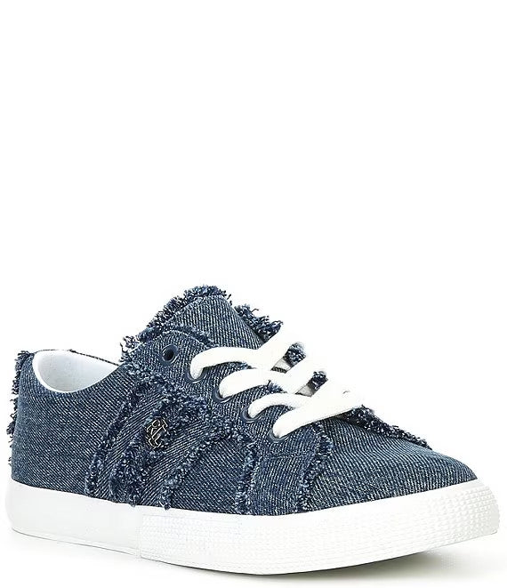 Lauren Ralph Lauren Sneakers Denim 8.5 B New $100.00
