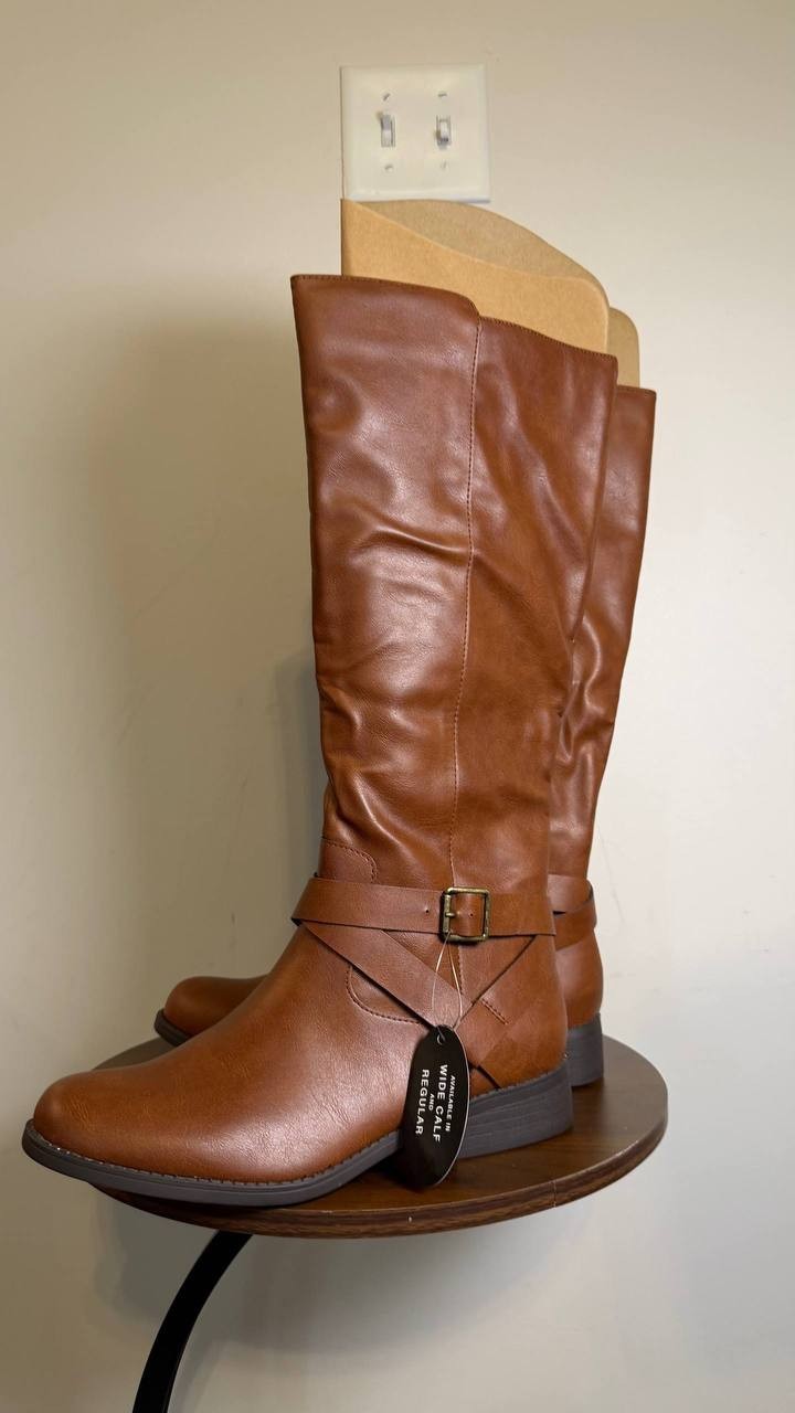 Style & Co Margoo Riding Boots Brown Women’s 9M WC NWB MSRP $79.90