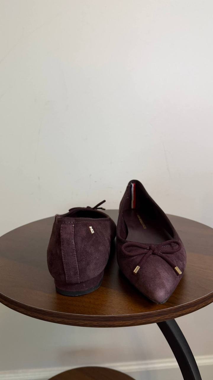 Tommy Hilfiger Women’s pre-owned Kimio Pointed Toe Ballet 6.5M MSRP 89$