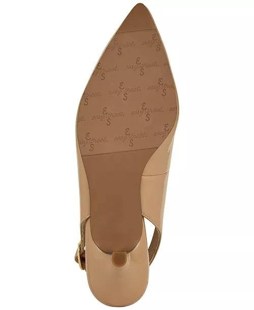 Easy Street Nude Patent Slingback Pumps 9M New w/o Box MSRP $69.99