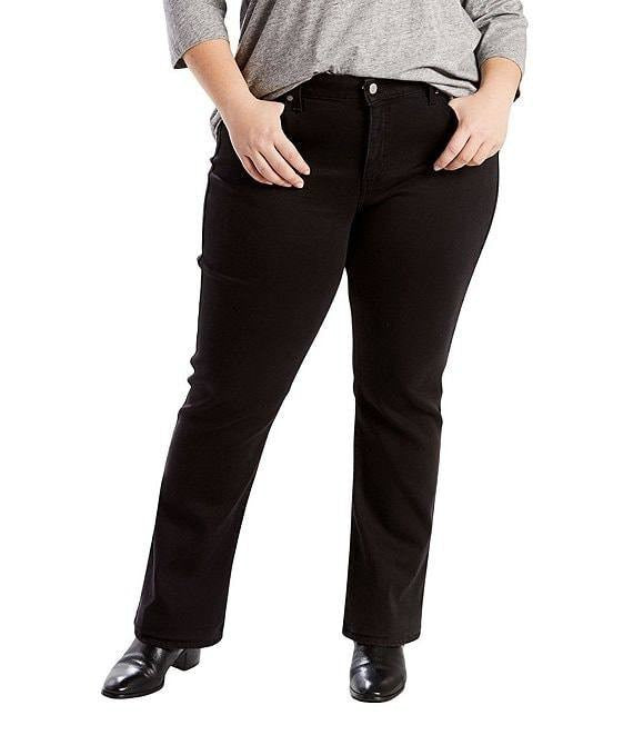 Levi’s 414 Classic Straight Leg Mid Rise Jeans Soft Black 26W NWT $59.50