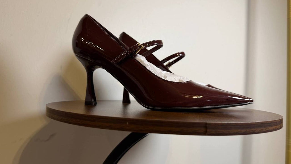 Nine West Jinnie Pointed Toe Pumps Dark Red 7.5M Stiletto NWB $109