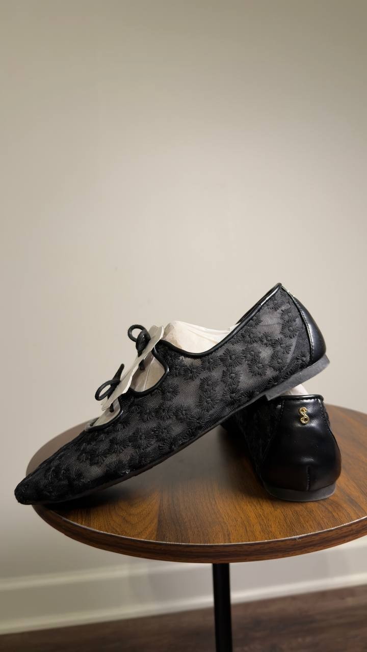 Sam  &  Libby  Faith  Mary  Jane  Flats  Black  7.5  New  $70