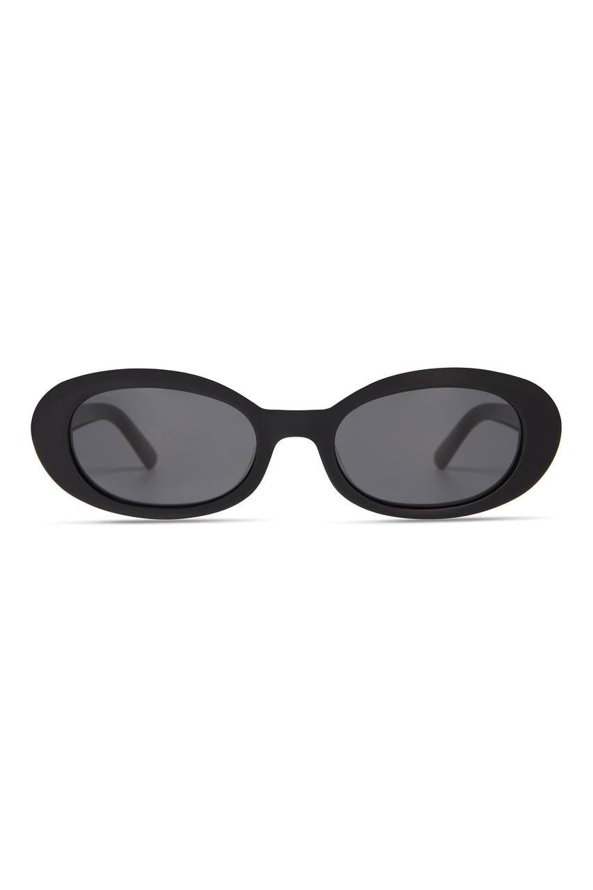 Elisa  Johnson  Lyric  Leigh  Oval  Sunglasses  Black  OS  NWT  $115