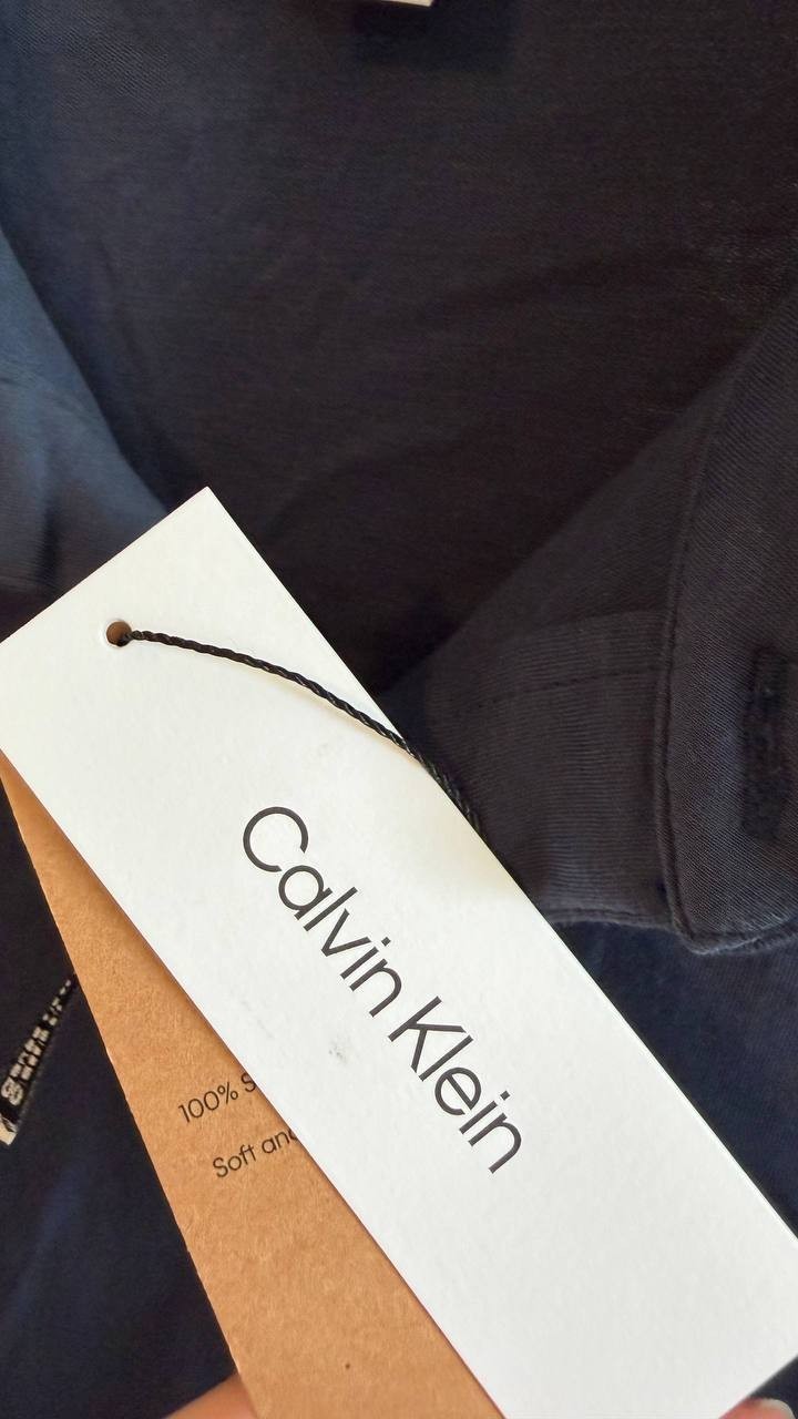 Calvin Klein Supima Cotton Polo Shirt Dark Sapphire XXL NWT – Small Hole Defect