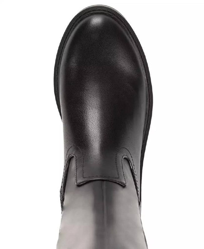 Style & Co Terryy Riding Boots 7.5M Black Tall Round Toe Zip NIB msrp$99.90