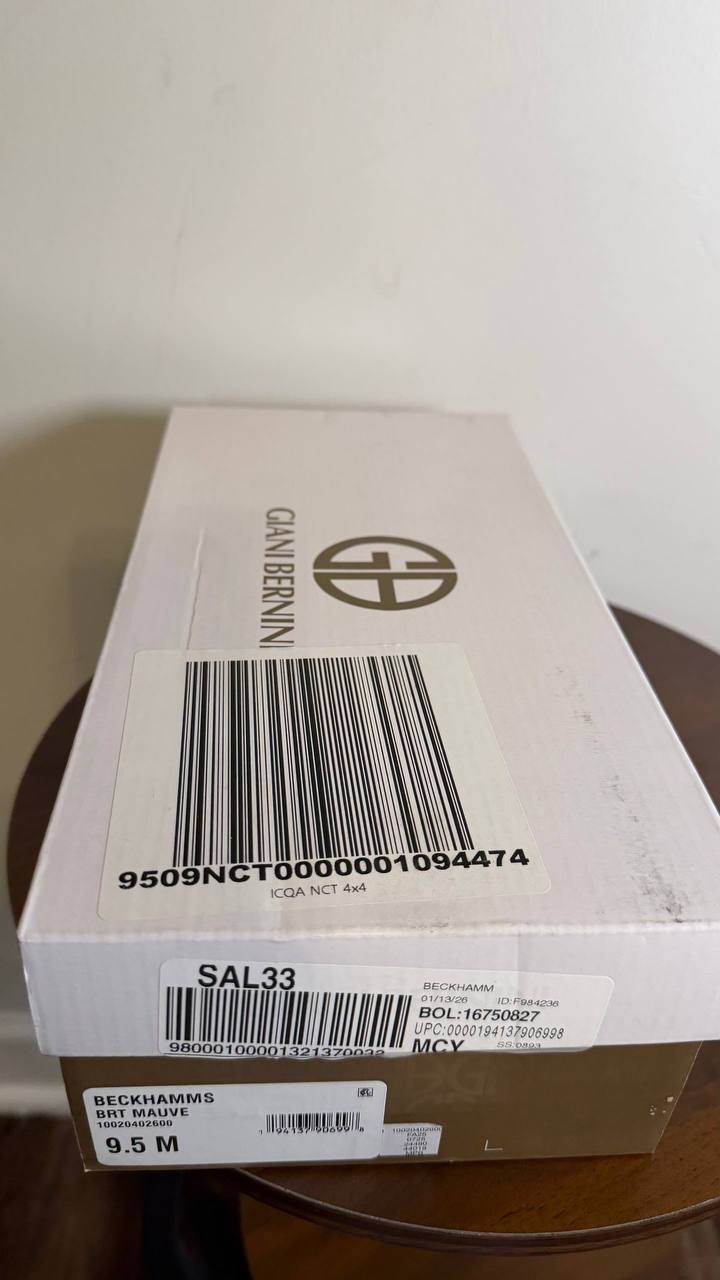 Giani Bernini Tailored Loafers 9.5M Mauve Suede New in Box