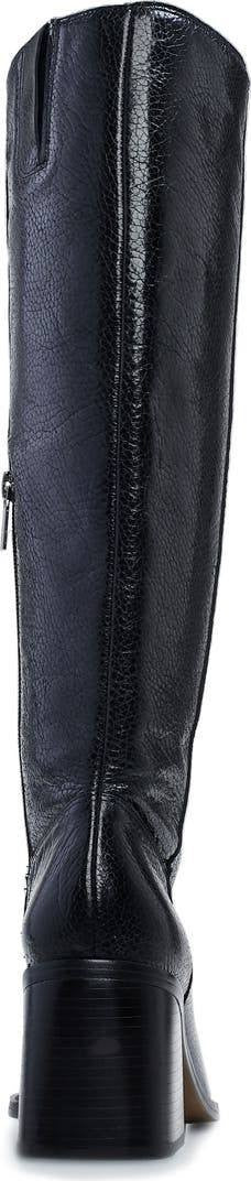 Vince Camuto Sangeti Knee‑High Leather Boots Black Women’s 6M NWB $239