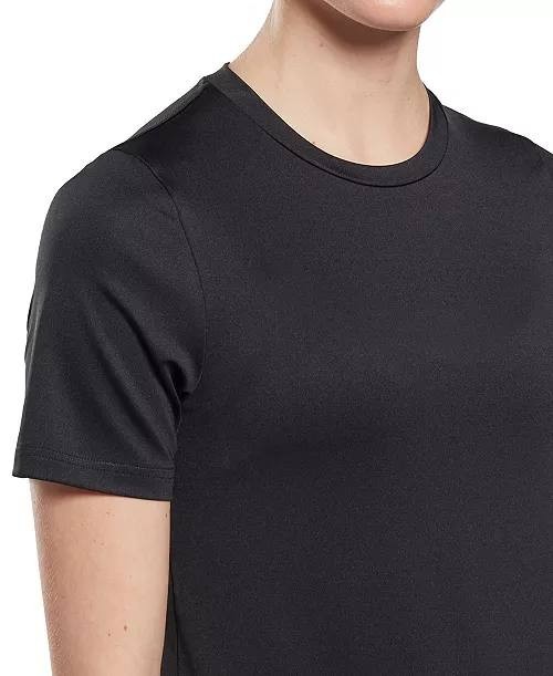 Reebok Speedwick Slim Fit Crew Neck T-Shirt Black XS NWOT $25