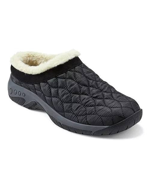 Easy Spirit Wimmy Mules 9W Black Cozy Water‑Repellent Comfort NIB msrp$85