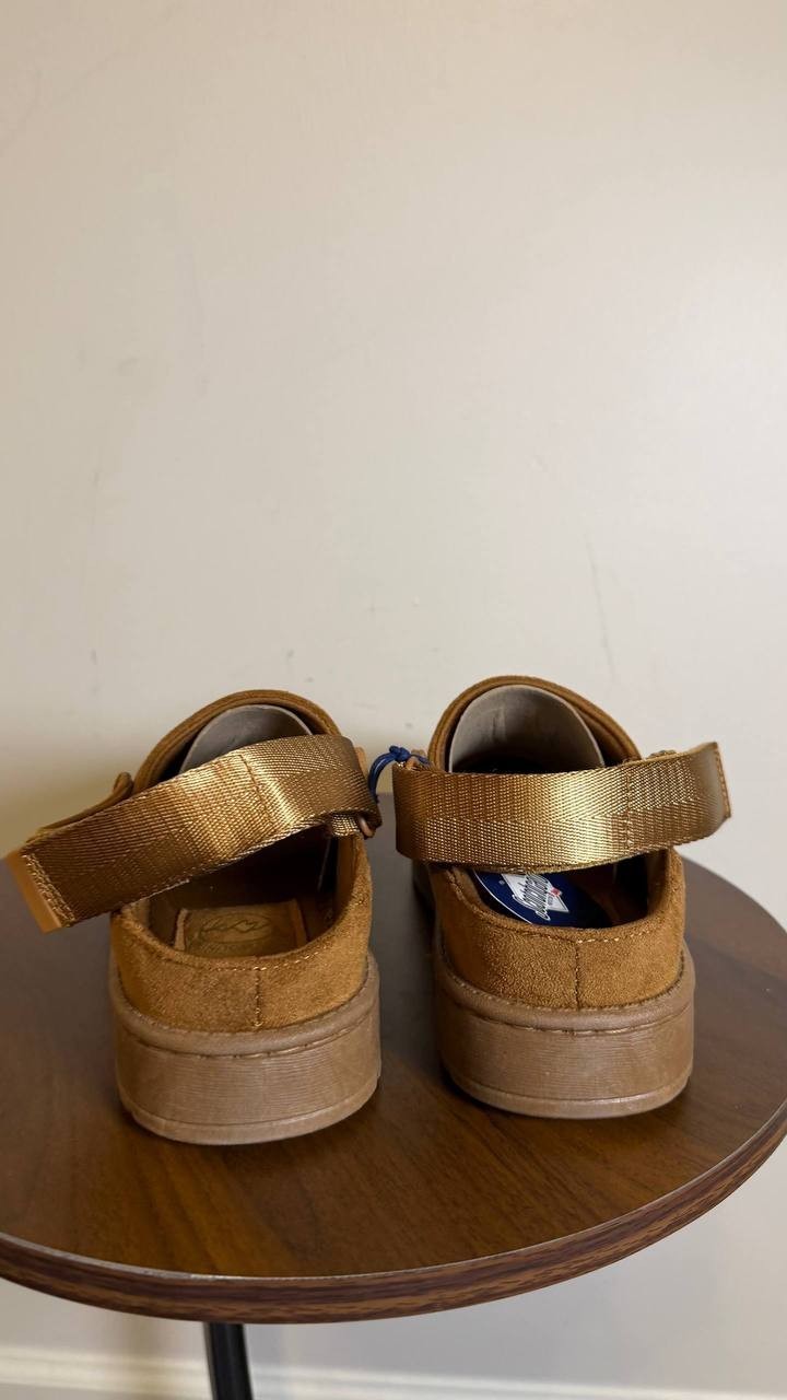 White Mountain Chestnut Polyester Icebound Slingback Clogs 7M NIB MSRP $59