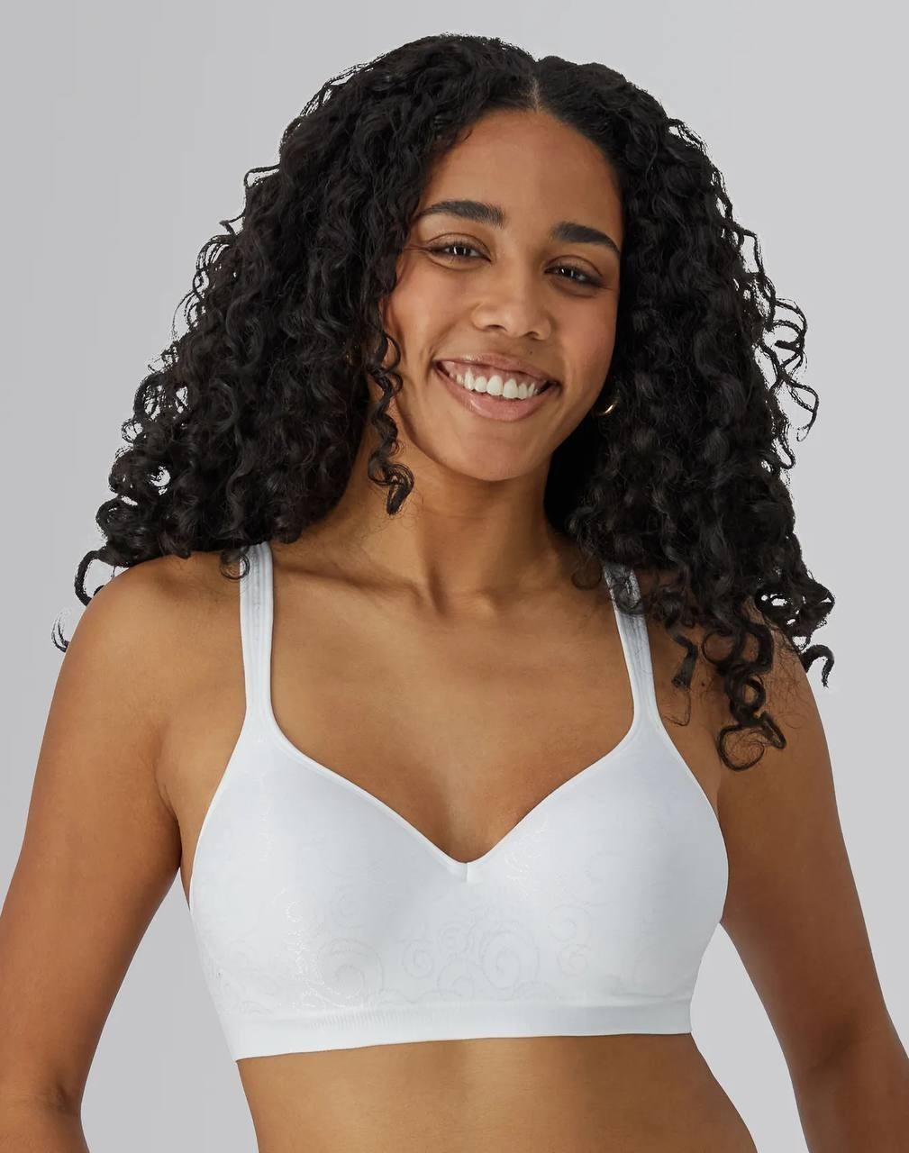 Bali Comfort Revolution Wirefree Bra – Style 3463 – Size 38D – White New with T