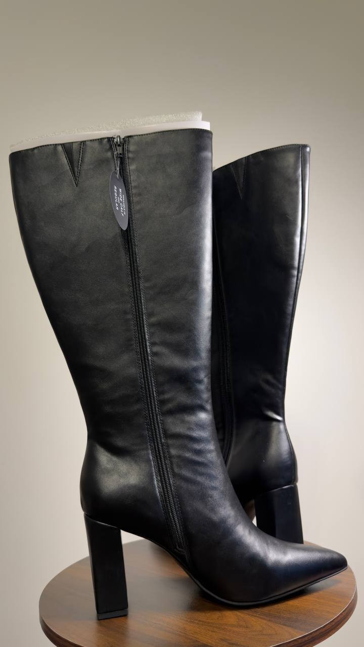 Wild  Pair  Islah  Block‑Heel  Dress  Boots  Black  11  New  No  Box  $99