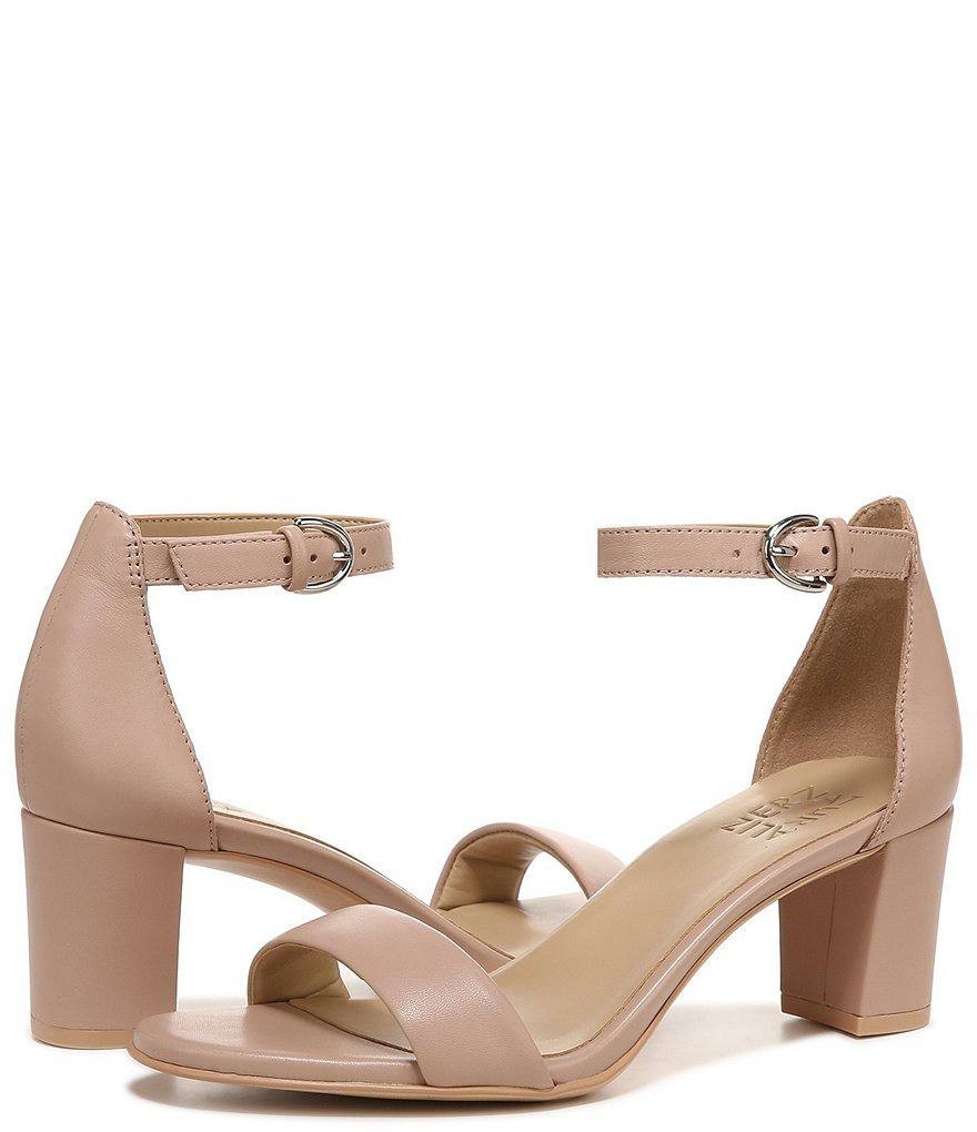 Naturalizer Vera Leather Ankle‑Strap Sandals – Opal – Size 10N – New in Box