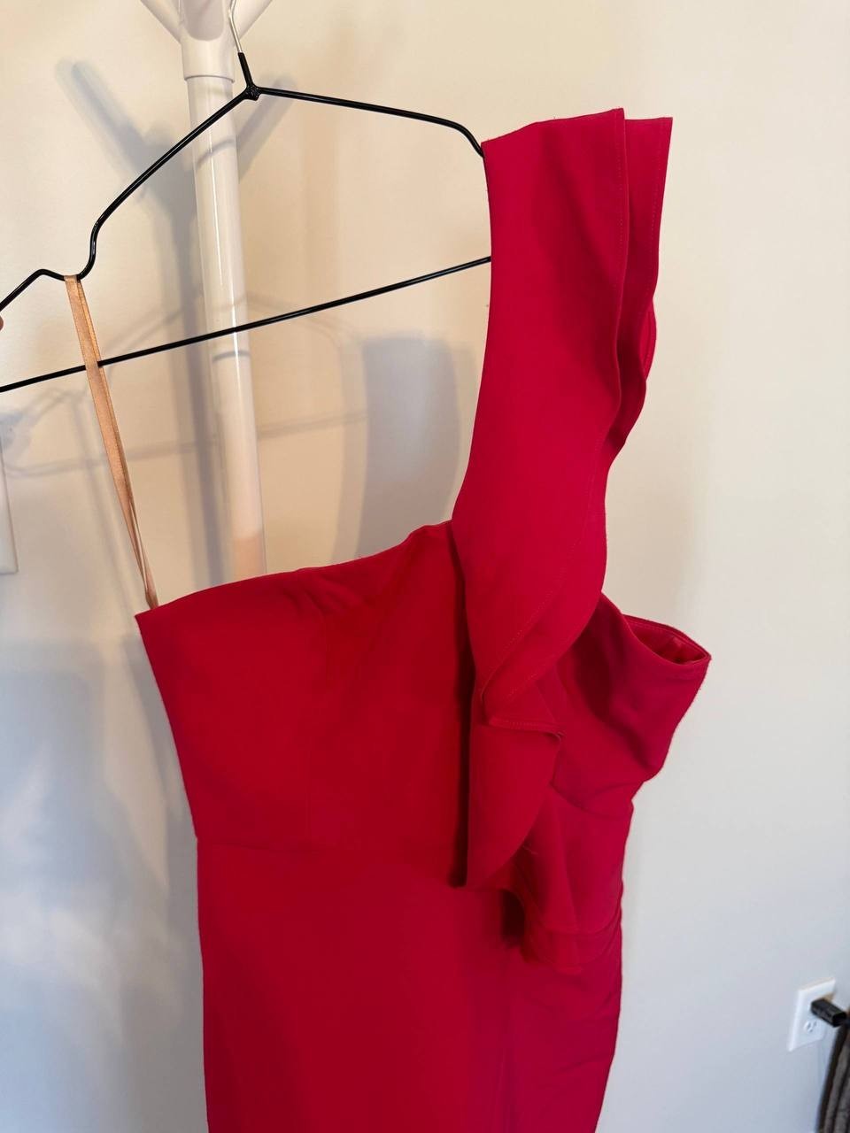 Laundry by Shelli Segal One‑Shoulder Knit Cocktail Dress – Size 0 – Pre‑Owned