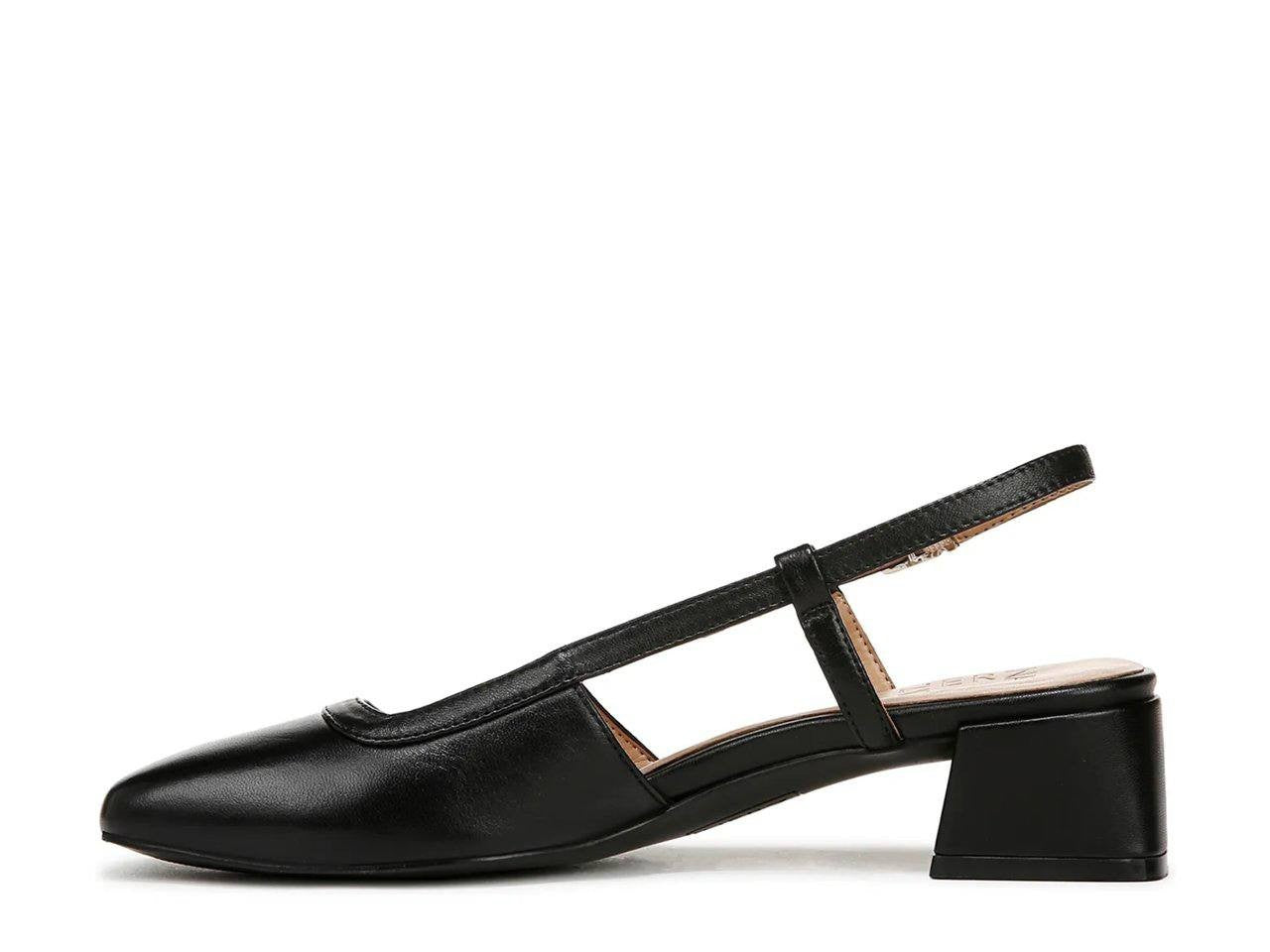 Naturalizer Helena Slingback Pumps 8W Black Heels New in Box