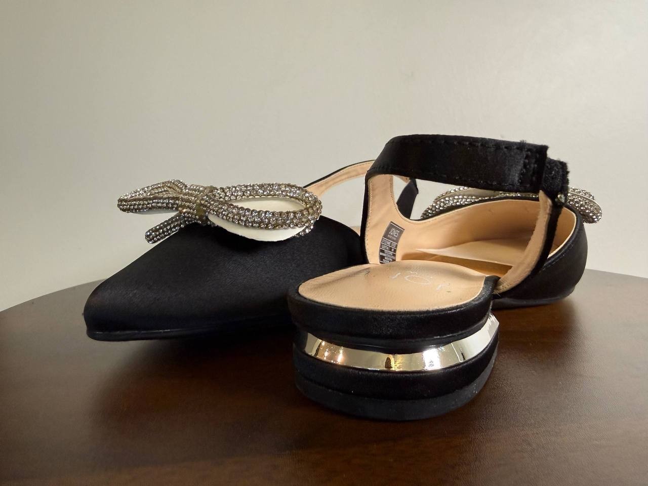 Jones New York “Quentina” Pointed‑Toe Dress Flats – Size 6M–Black – NIB–$69.50