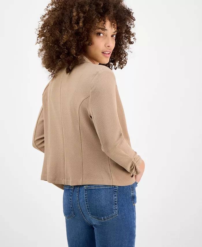 Bar III Petite Shawl Collar Blazer 3/4 Sleeve Warm Ginger Size P/P NWT 49,50$