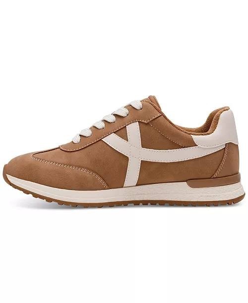 DV Dolce Vita Joque Retro Lace‑Up Sneakers Camel Smooth Women’s 9 NWB
