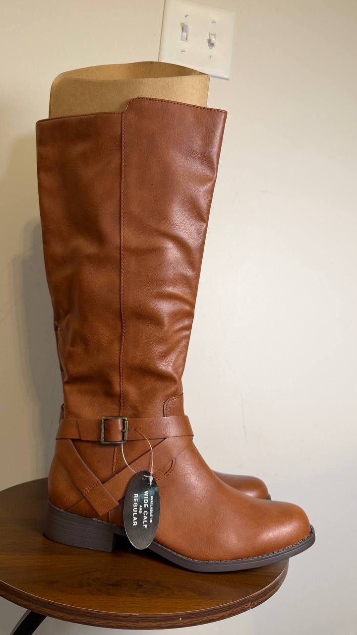 Style & Co Margoo Riding Boots Brown Women’s 9M WC NWB MSRP $79.90