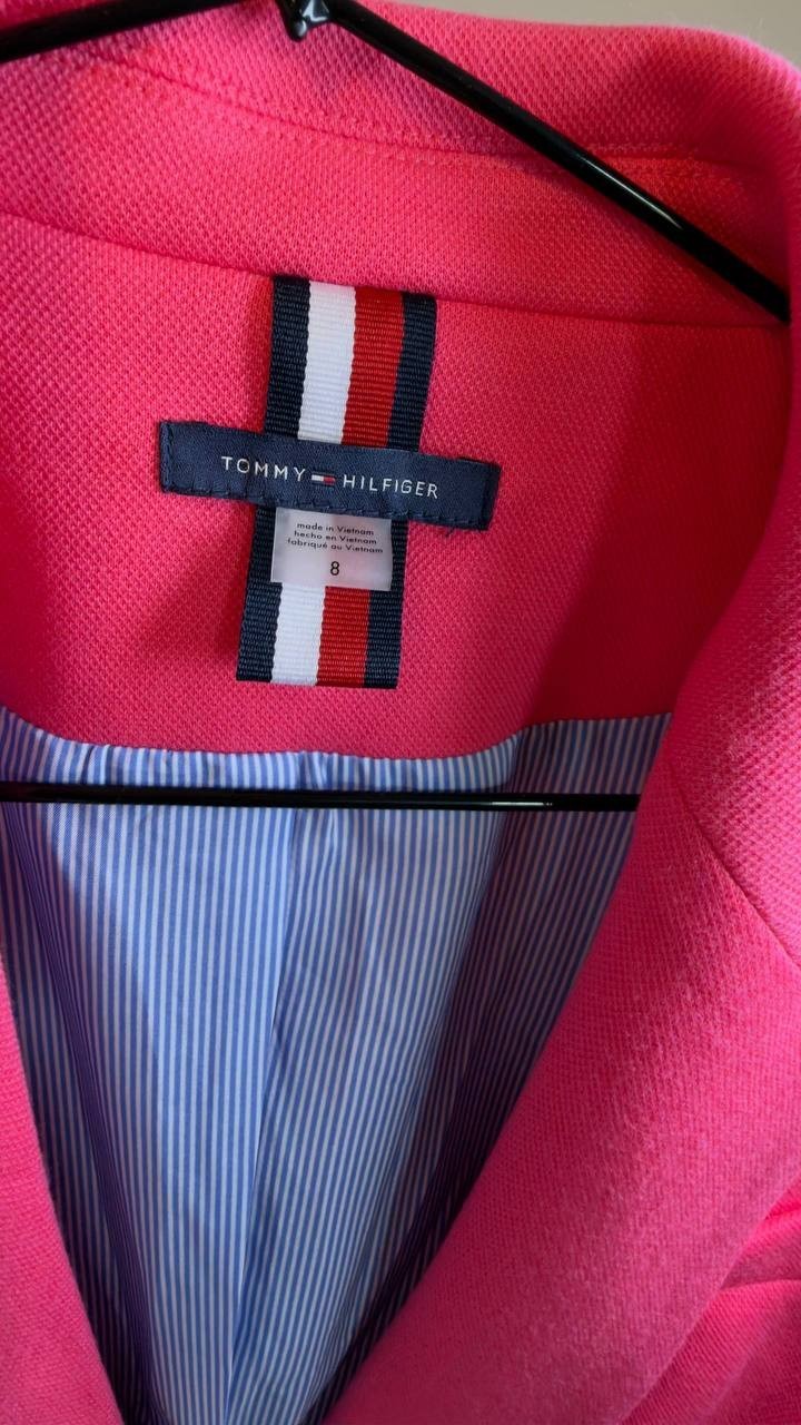 Tommy Hilfiger Single Button Business Blazer Pink 8 NWT $139