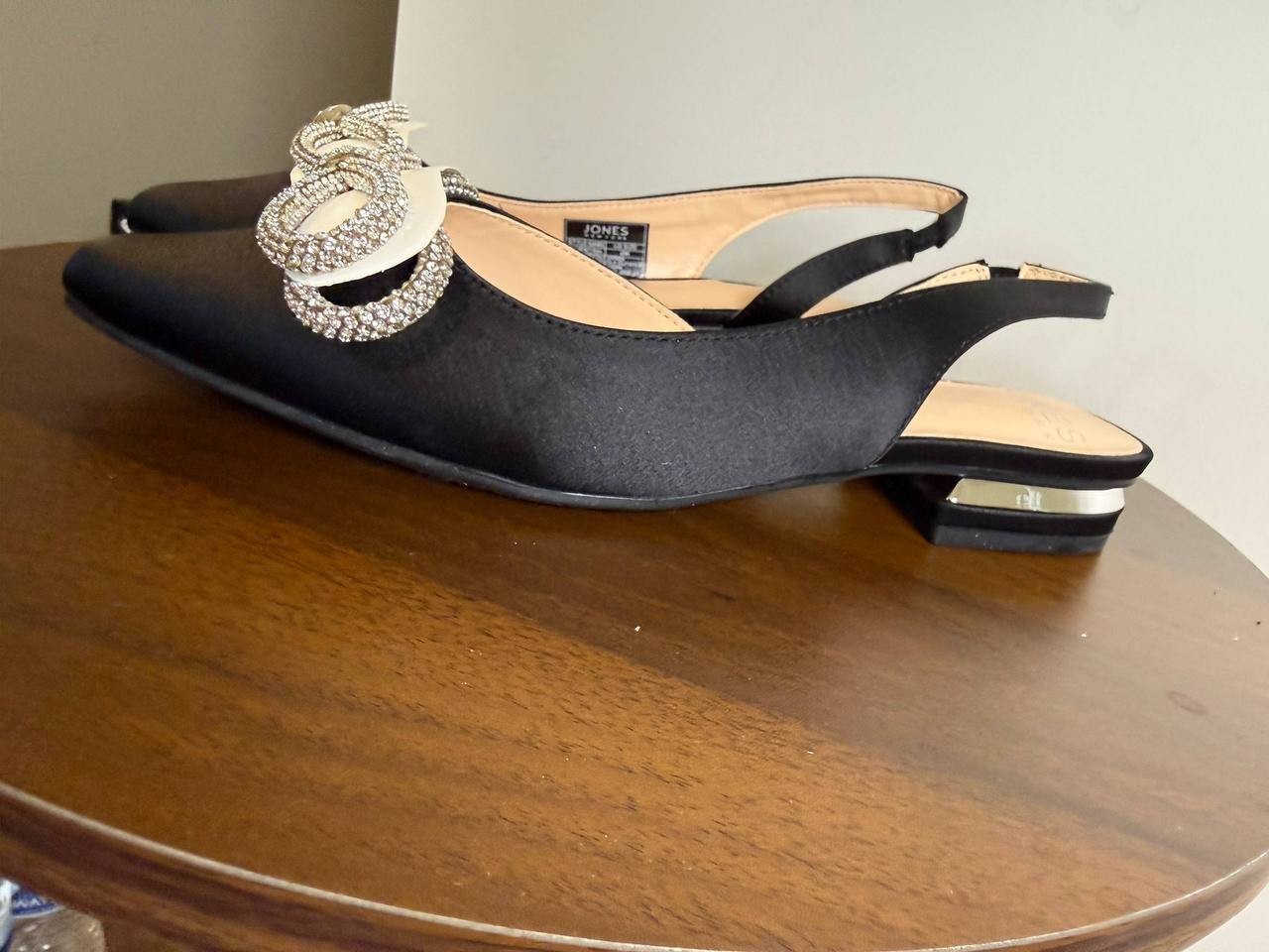 Jones New York “Quentina” Pointed‑Toe Dress Flats – Size 6M–Black – NIB–$69.50
